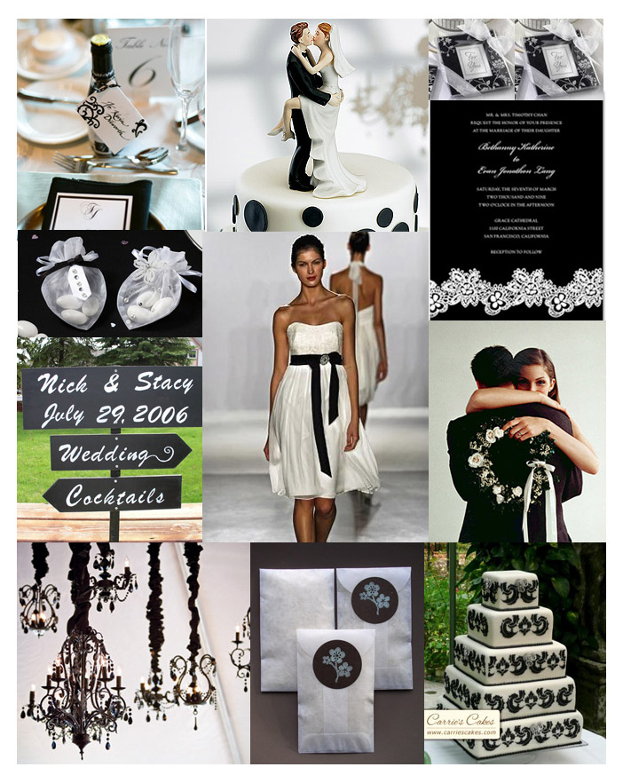 Black and White Wedding Ideas
